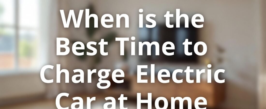 When is the Best Time to Charge Electric Car at Home: Save Big Off-Peak!