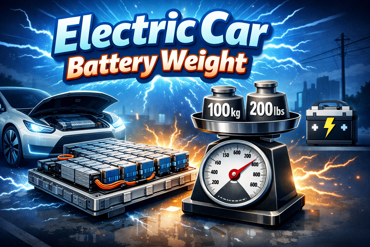 Electric Car Battery Weight: Unveiling Impact on Performance & Safety