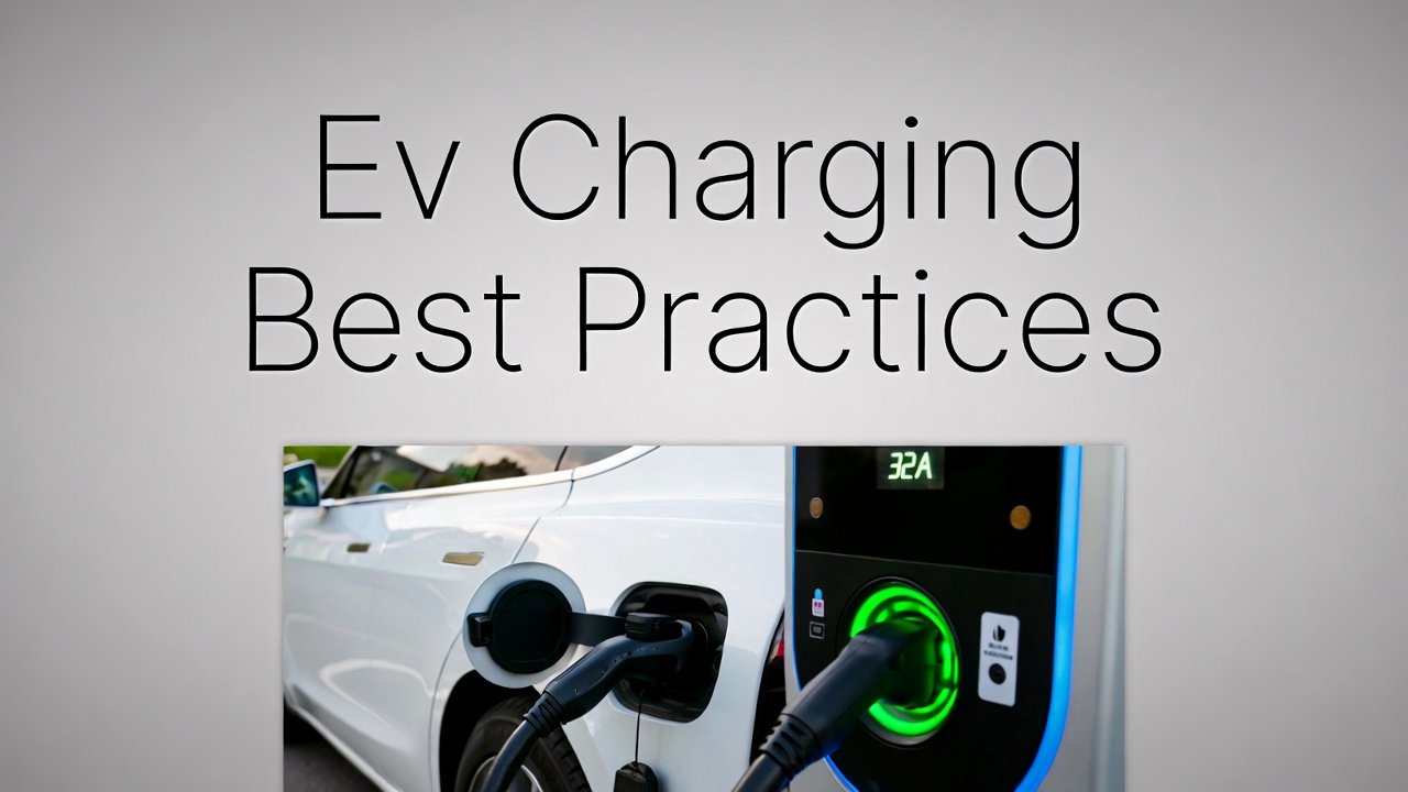 Ev Charging Best Practices: Maximize Battery Life & Efficiency
