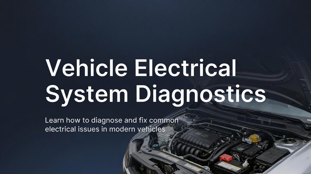 Vehicle Electrical System Diagnostics: Expert Tips to Spot Faults Fast