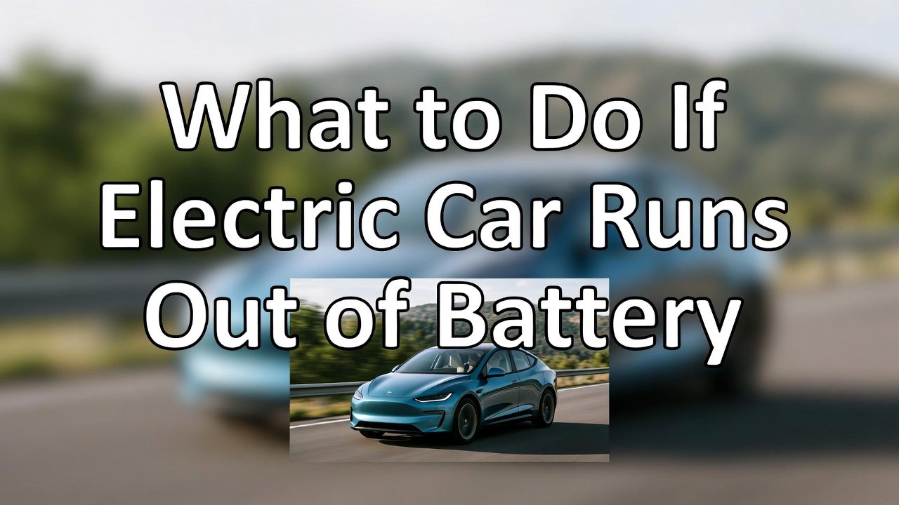 What to Do If Electric Car Runs Out of Battery: Essential Safety Tips
