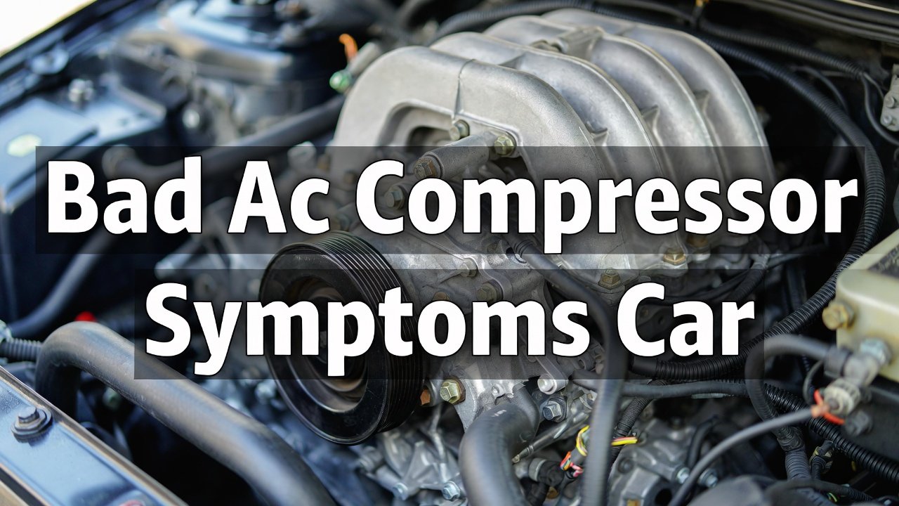 Bad Ac Compressor Symptoms Car: Top Warning Signs You Can’t Ignore